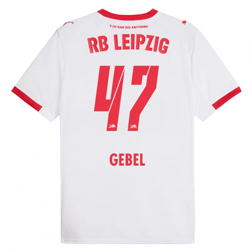 Danxen Kinder Viggo Gebel #47 Weiß Rot Heimtrikot Trikot 2025/26 T-Shirt