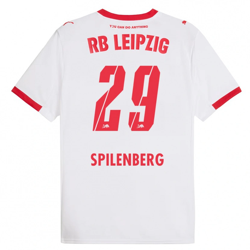 Danxen Kinder Maja Spilenberg #29 Weiß Rot Heimtrikot Trikot 2025/26 T-Shirt