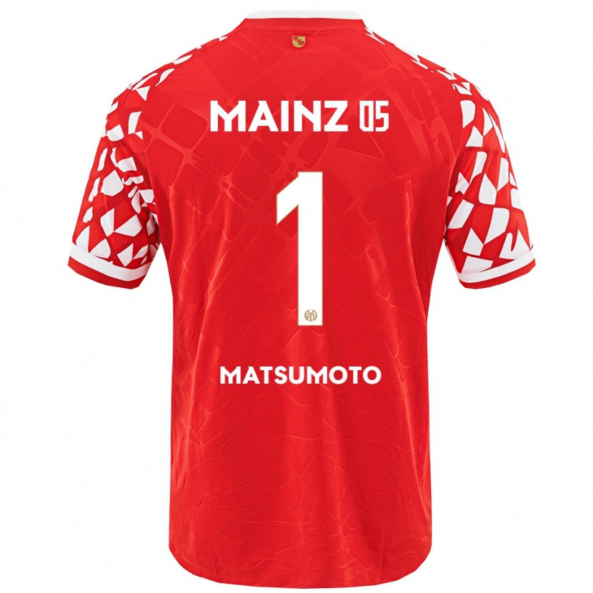 Danxen Kinder Mamiko Matsumoto #1 Rot Weiß Heimtrikot Trikot 2025/26 T-Shirt