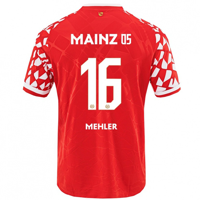 Danxen Kinder Melina Mehler #16 Rot Weiß Heimtrikot Trikot 2025/26 T-Shirt