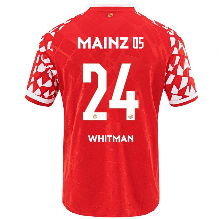 Danxen Kinder Katherine Whitman #24 Rot Weiß Heimtrikot Trikot 2025/26 T-Shirt