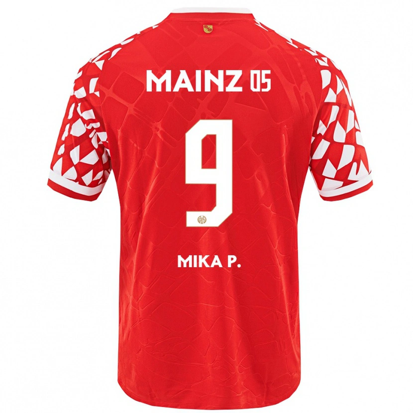 Danxen Kinder Mika Preßler #9 Rot Weiß Heimtrikot Trikot 2025/26 T-Shirt