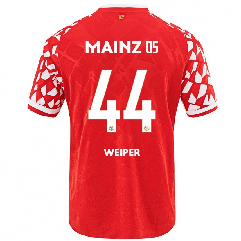 Danxen Kinder Nelson Weiper #44 Rot Weiß Heimtrikot Trikot 2025/26 T-Shirt