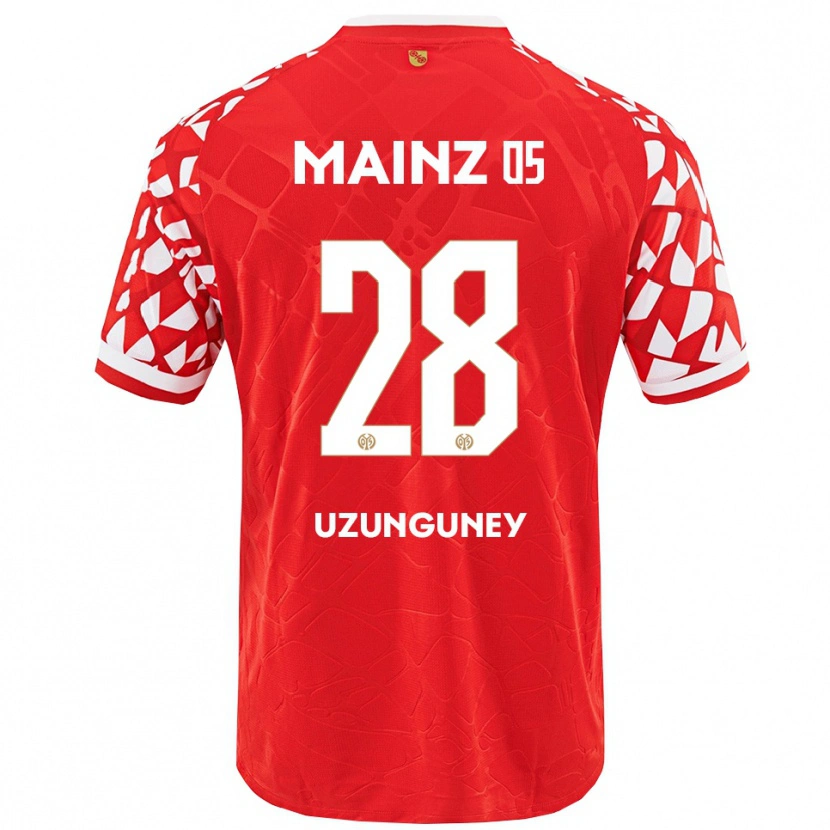 Danxen Kinder Ebru Uzungüney #28 Rot Weiß Heimtrikot Trikot 2025/26 T-Shirt