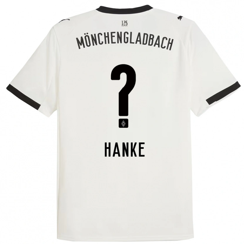 Danxen Kinder Jayron-Cain Hanke #0 Weiß Schwarz Heimtrikot Trikot 2025/26 T-Shirt
