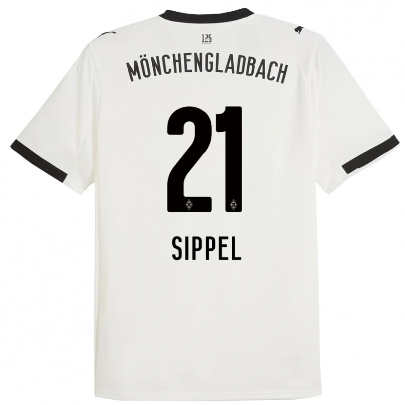 Danxen Kinder Tobias Sippel #21 Weiß Schwarz Heimtrikot Trikot 2025/26 T-Shirt