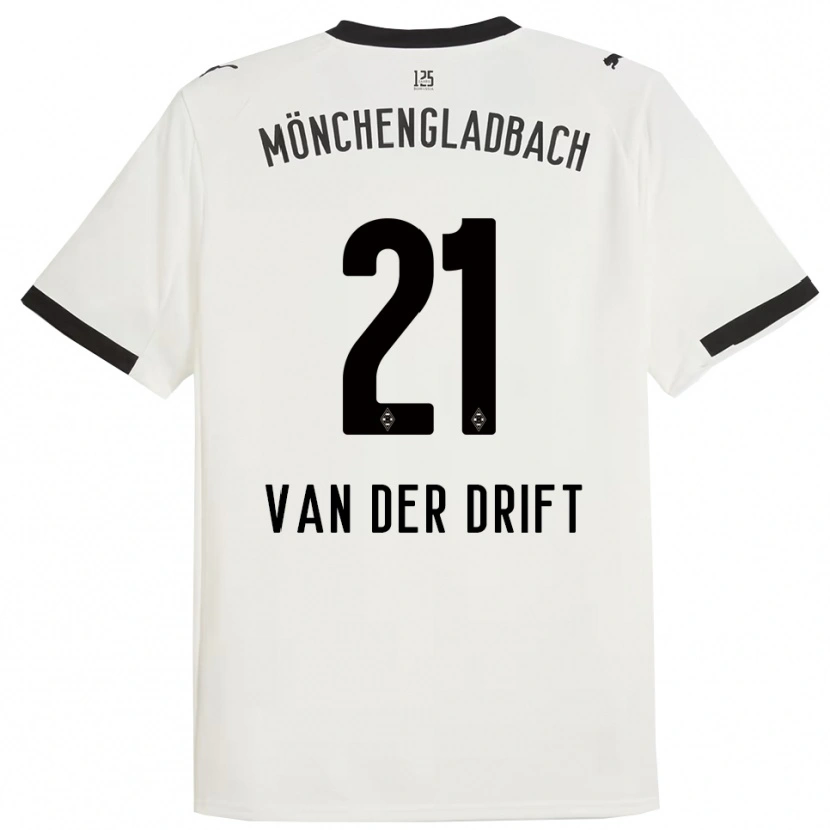 Danxen Kinder Suus Van Der Drift #21 Weiß Schwarz Heimtrikot Trikot 2025/26 T-Shirt