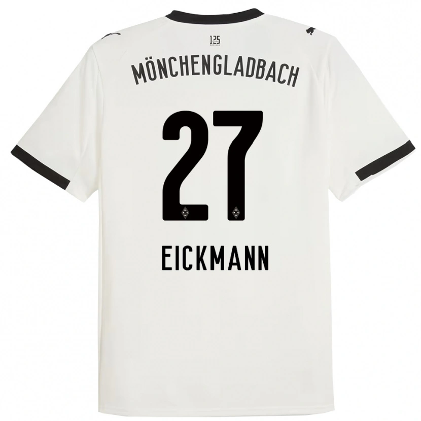 Danxen Kinder Mia Eickmann #27 Weiß Schwarz Heimtrikot Trikot 2025/26 T-Shirt
