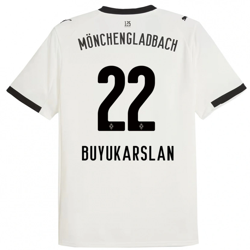 Danxen Kinder Oguzcan Büyükarslan #22 Weiß Schwarz Heimtrikot Trikot 2025/26 T-Shirt