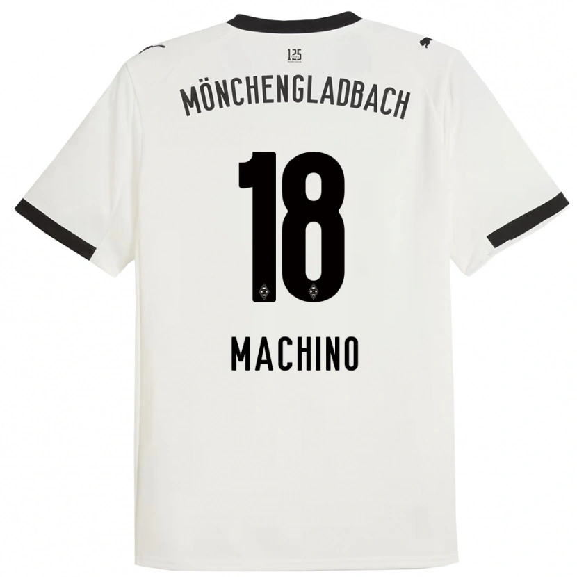Danxen Kinder Shuto Machino #18 Weiß Schwarz Heimtrikot Trikot 2025/26 T-Shirt