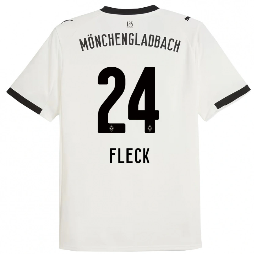 Danxen Kinder Fritz Fleck #24 Weiß Schwarz Heimtrikot Trikot 2025/26 T-Shirt