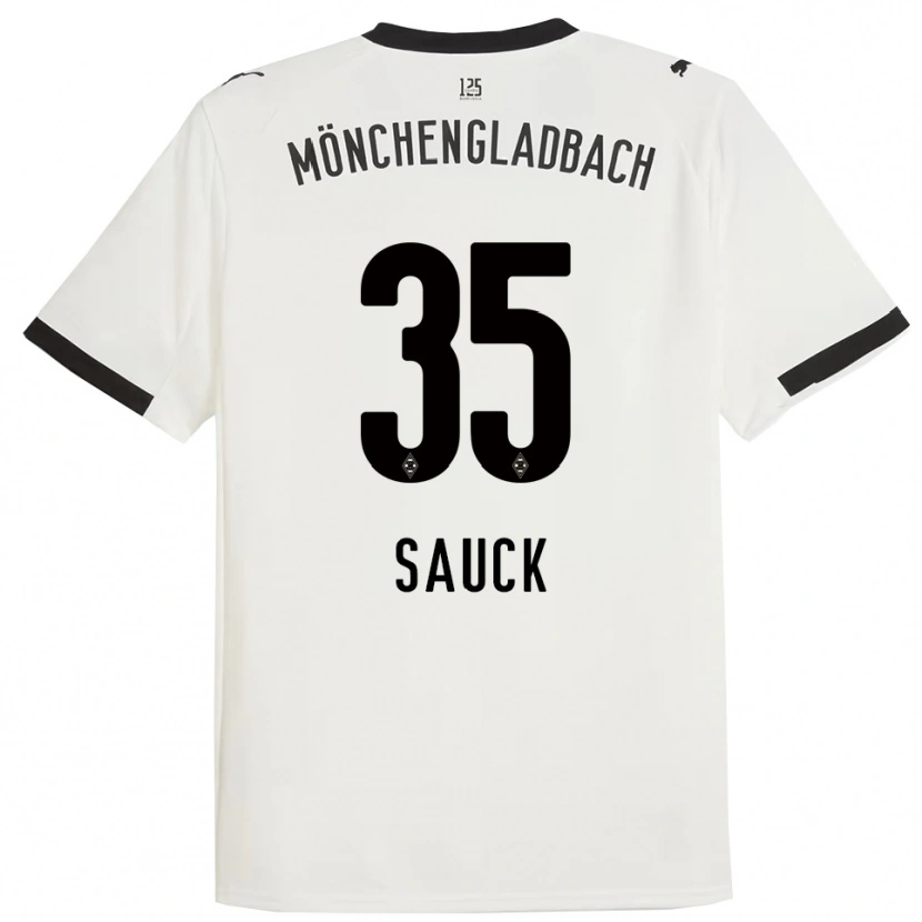 Danxen Kinder Kilian Sauck #35 Weiß Schwarz Heimtrikot Trikot 2025/26 T-Shirt
