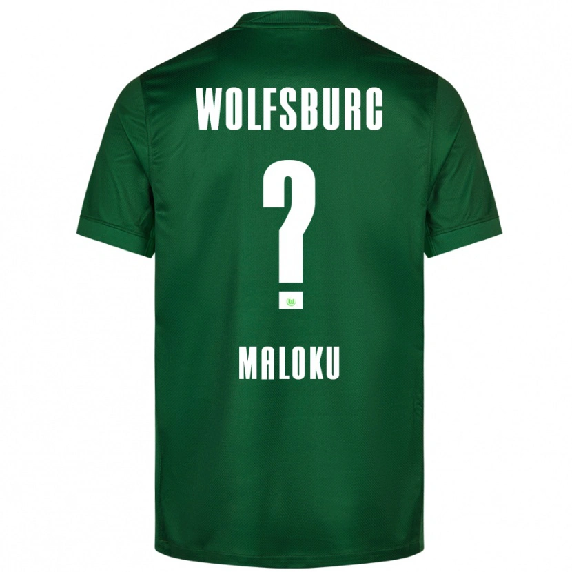Danxen Kinder Enuar Maloku #0 Grün Weiß Heimtrikot Trikot 2025/26 T-Shirt