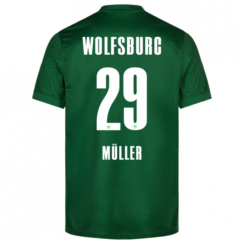 Danxen Kinder Marius Müller #29 Grün Weiß Heimtrikot Trikot 2025/26 T-Shirt