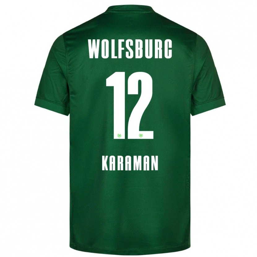 Danxen Kinder Tarik Karaman #12 Grün Weiß Heimtrikot Trikot 2025/26 T-Shirt