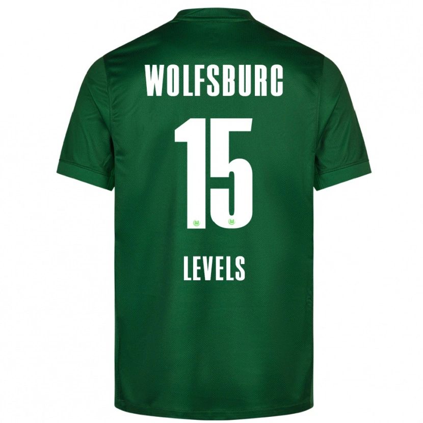 Danxen Kinder Janou Levels #15 Grün Weiß Heimtrikot Trikot 2025/26 T-Shirt