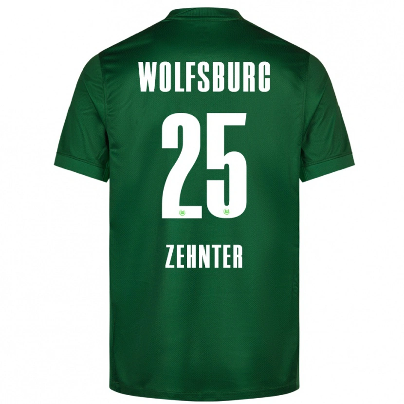 Danxen Kinder Aaron Zehnter #25 Grün Weiß Heimtrikot Trikot 2025/26 T-Shirt