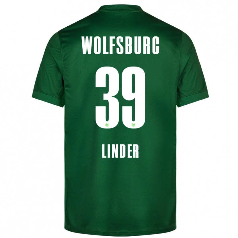 Danxen Kinder Sarai Linder #39 Grün Weiß Heimtrikot Trikot 2025/26 T-Shirt