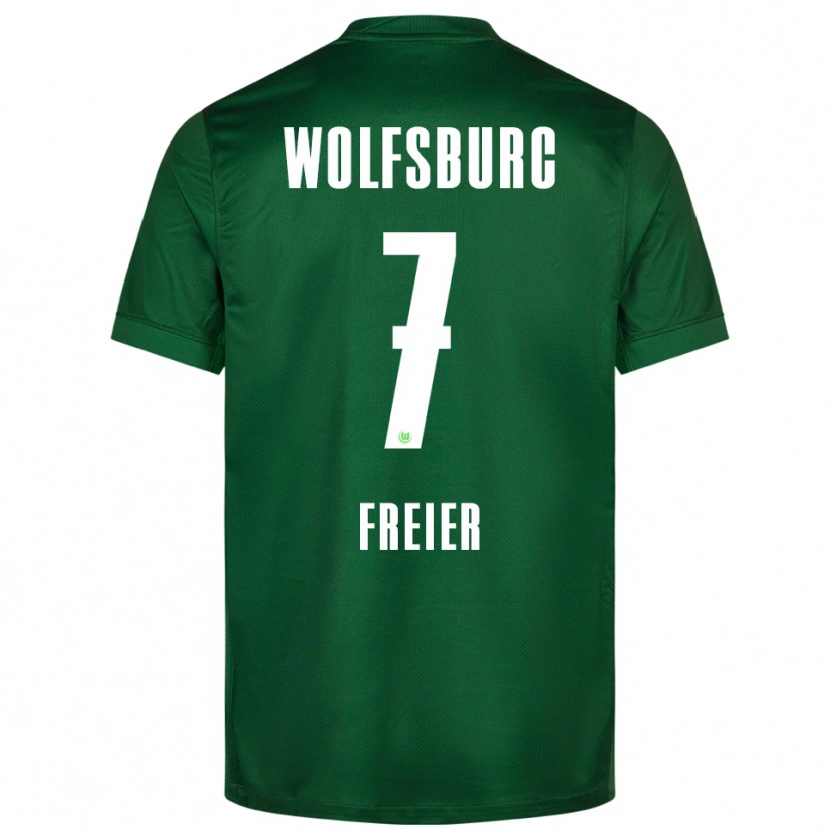 Danxen Kinder Sharn Freier #7 Grün Weiß Heimtrikot Trikot 2025/26 T-Shirt