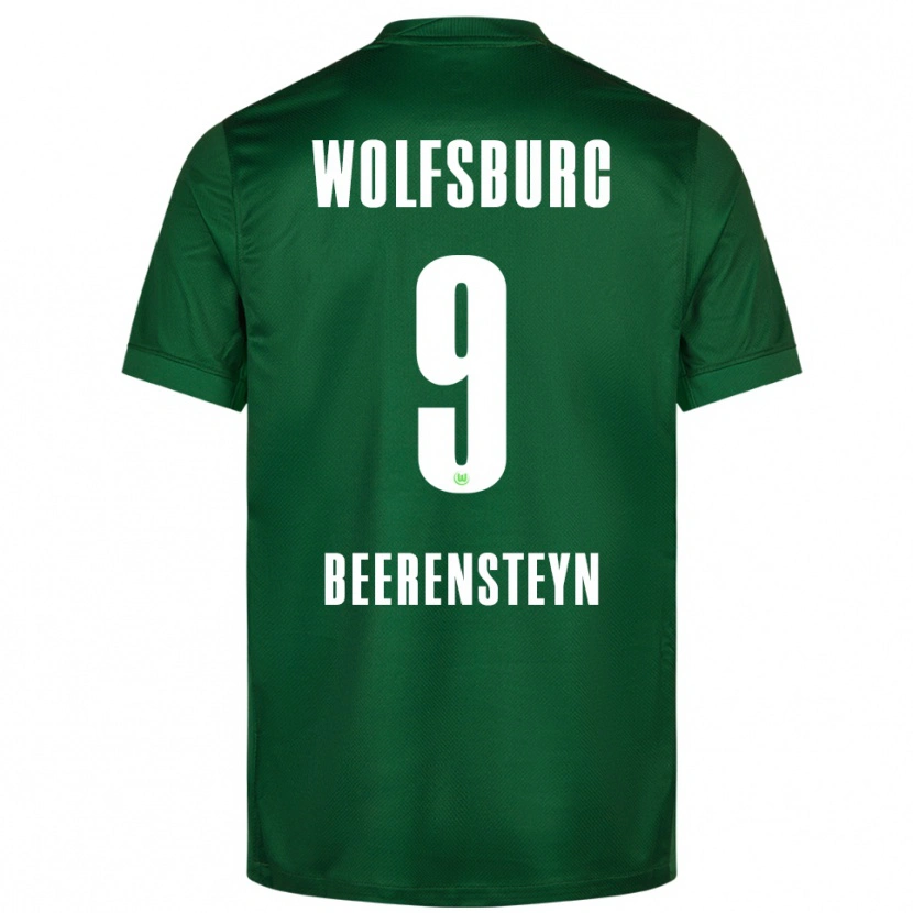 Danxen Kinder Lineth Beerensteyn #9 Grün Weiß Heimtrikot Trikot 2025/26 T-Shirt