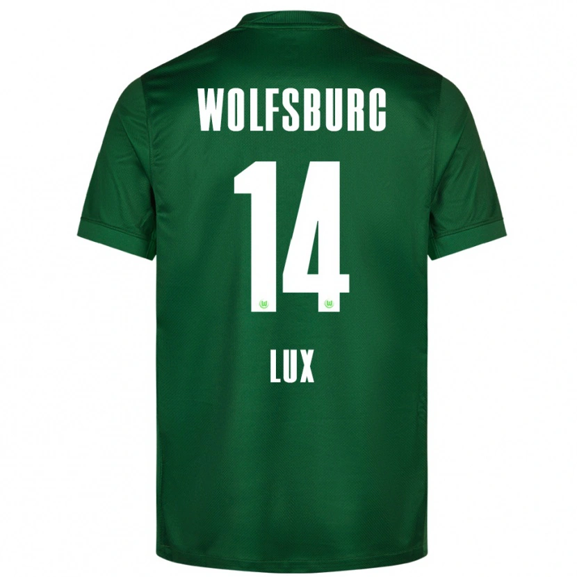 Danxen Kinder Finn-Marco Lux #14 Grün Weiß Heimtrikot Trikot 2025/26 T-Shirt
