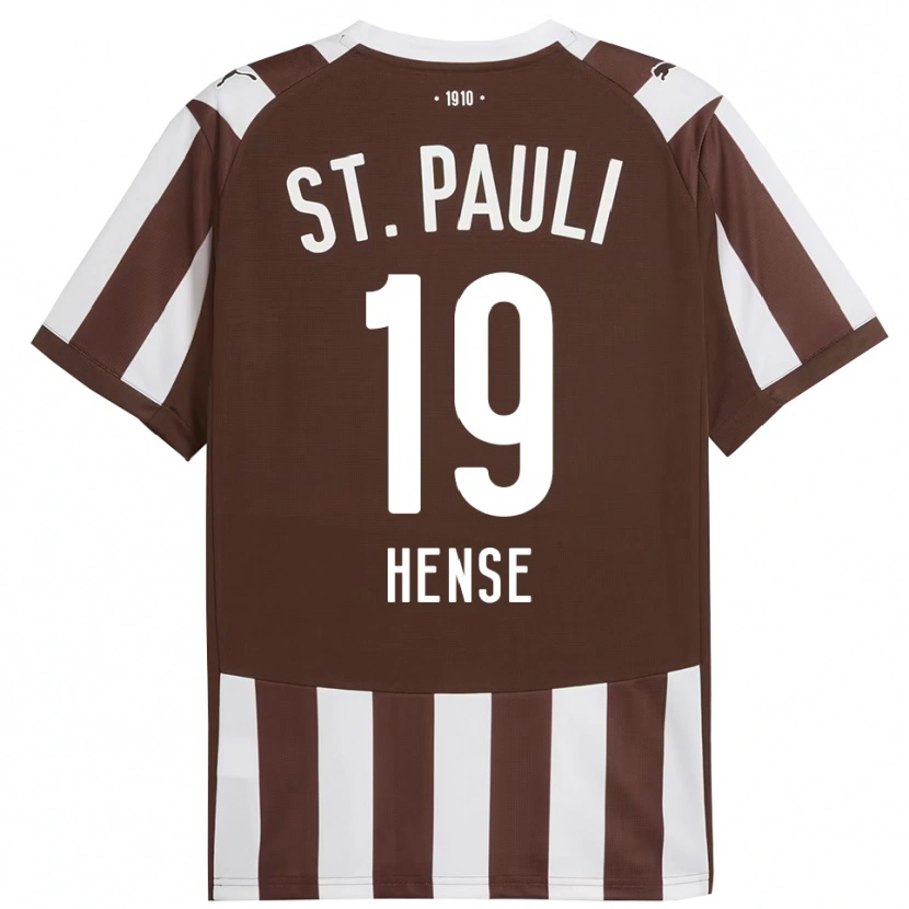 Danxen Kinder Toralf Hense #19 Kaffee Weiß Heimtrikot Trikot 2025/26 T-Shirt