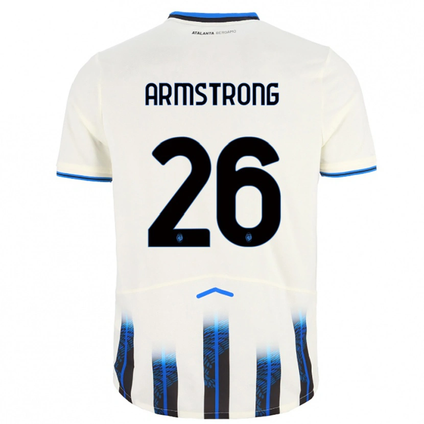 Danxen Kinder Daniel Armstrong #26 Weiß Blau Auswärtstrikot Trikot 2025/26 T-Shirt