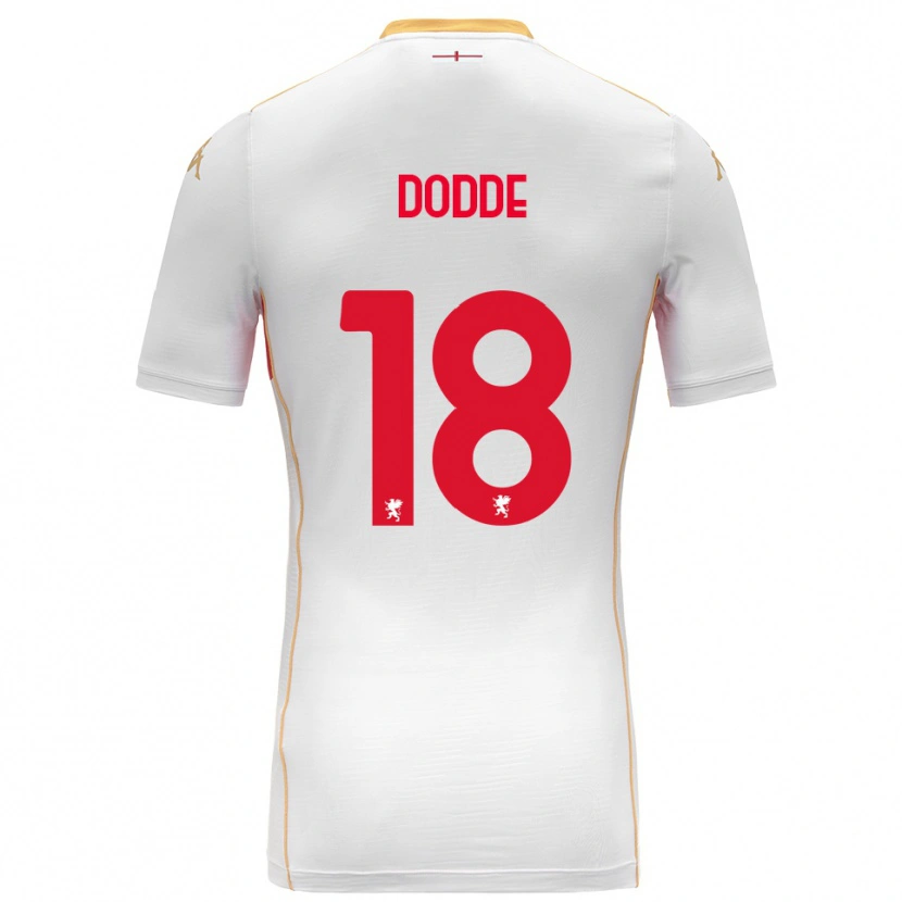 Danxen Kinder Filippo Dodde #18 Weiß Rot Auswärtstrikot Trikot 2025/26 T-Shirt