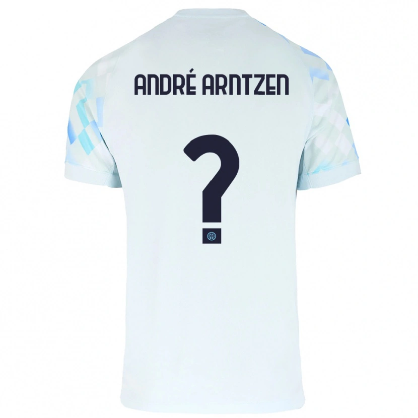 Danxen Kinder Matheo André Arntzen #0 Weiß Blau Auswärtstrikot Trikot 2025/26 T-Shirt