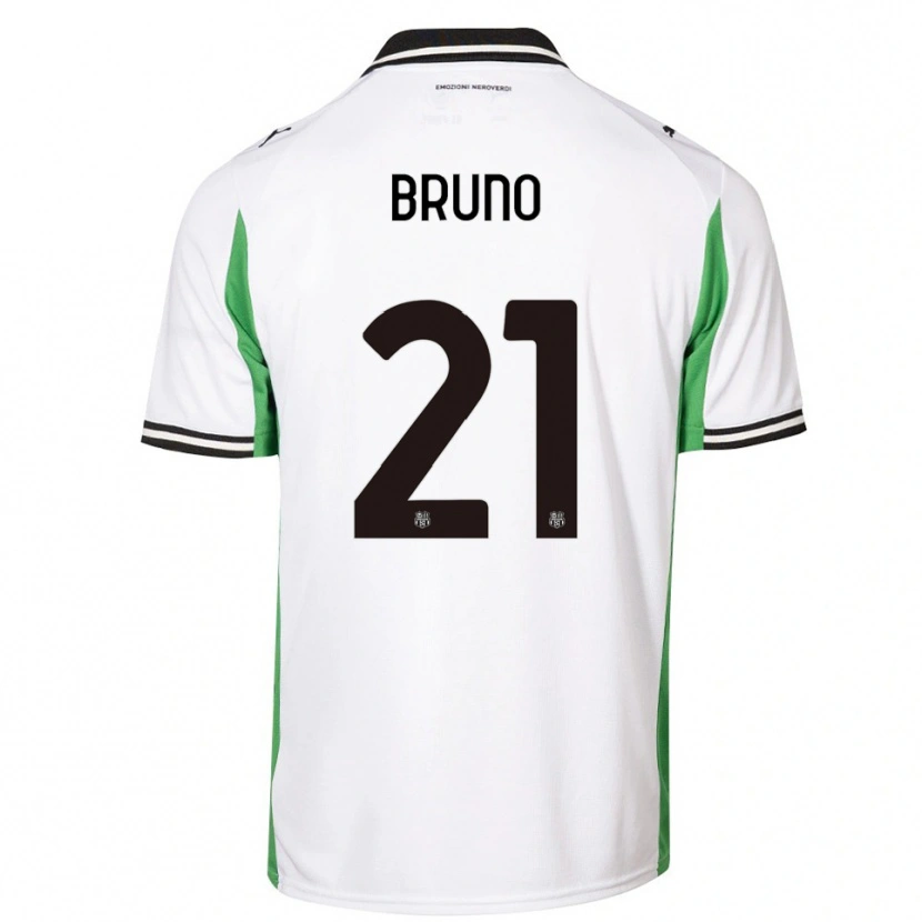 Danxen Kinder Kevin Bruno #21 Weiß Grün Schwarz Auswärtstrikot Trikot 2025/26 T-Shirt