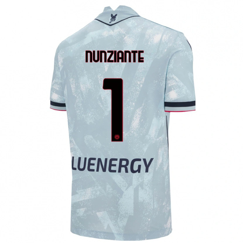 Danxen Kinder Alessandro Nunziante #1 Hellblau Schwarz Auswärtstrikot Trikot 2025/26 T-Shirt