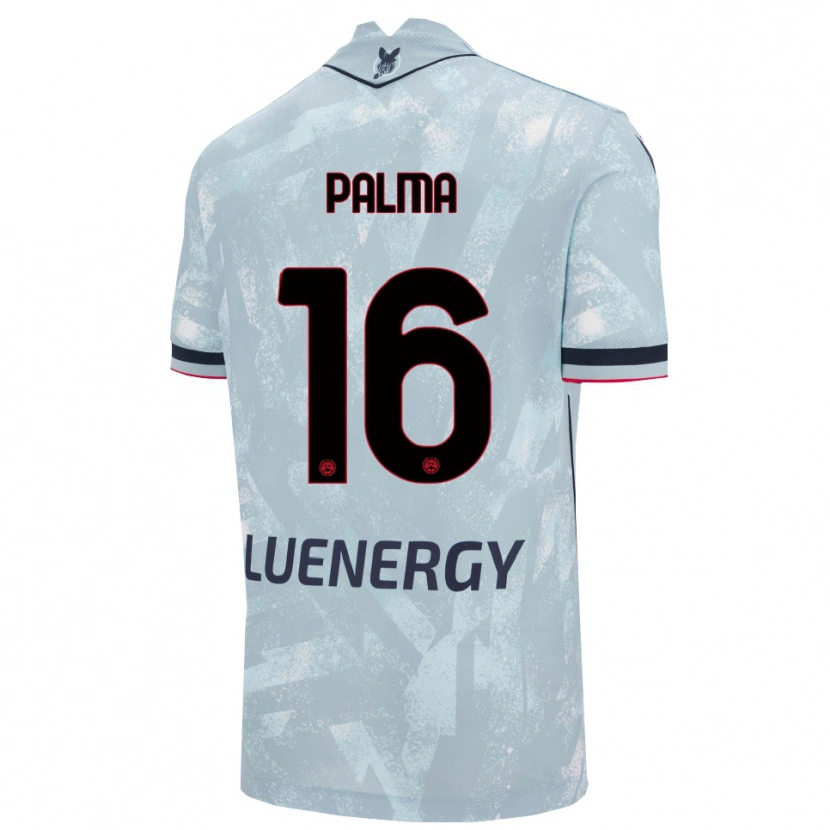 Danxen Kinder Matteo Palma #16 Hellblau Schwarz Auswärtstrikot Trikot 2025/26 T-Shirt