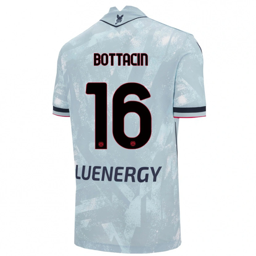 Danxen Kinder Enrico Bottacin #16 Hellblau Schwarz Auswärtstrikot Trikot 2025/26 T-Shirt