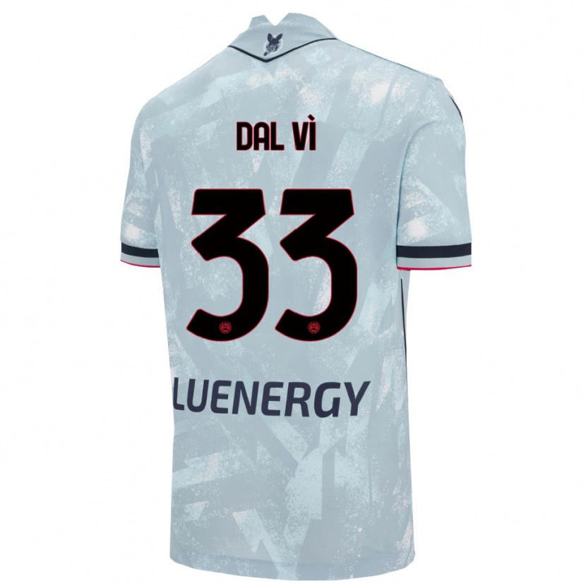 Danxen Kinder Matteo Dal Vì #33 Hellblau Schwarz Auswärtstrikot Trikot 2025/26 T-Shirt