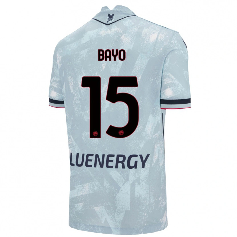 Danxen Kinder Vakoun Bayo #15 Hellblau Schwarz Auswärtstrikot Trikot 2025/26 T-Shirt