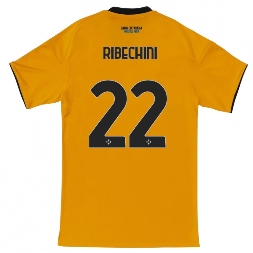 Danxen Kinder Michele Ribechini #22 Orange Blau Auswärtstrikot Trikot 2025/26 T-Shirt