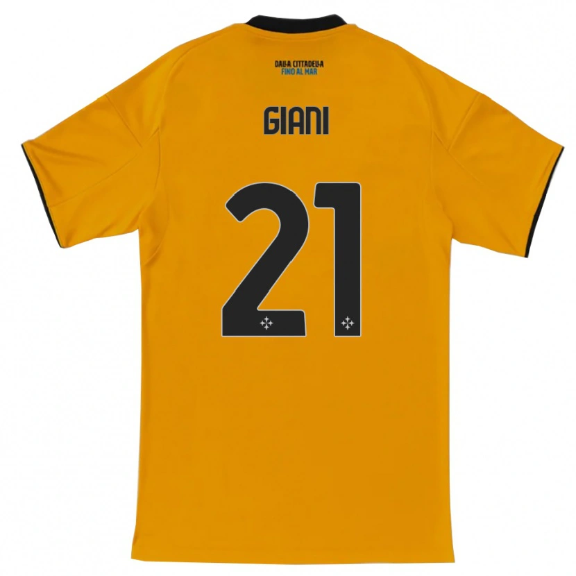 Danxen Kinder Elia Giani #21 Orange Blau Auswärtstrikot Trikot 2025/26 T-Shirt