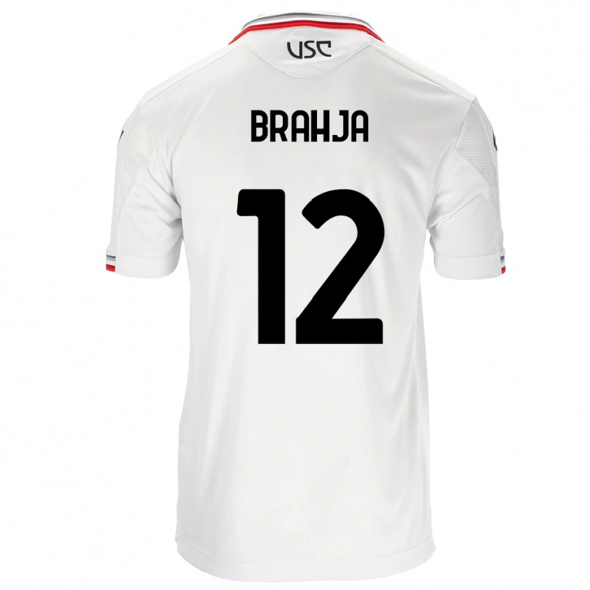Danxen Kinder Thomas Brahja #12 Weiß Rot Auswärtstrikot Trikot 2025/26 T-Shirt