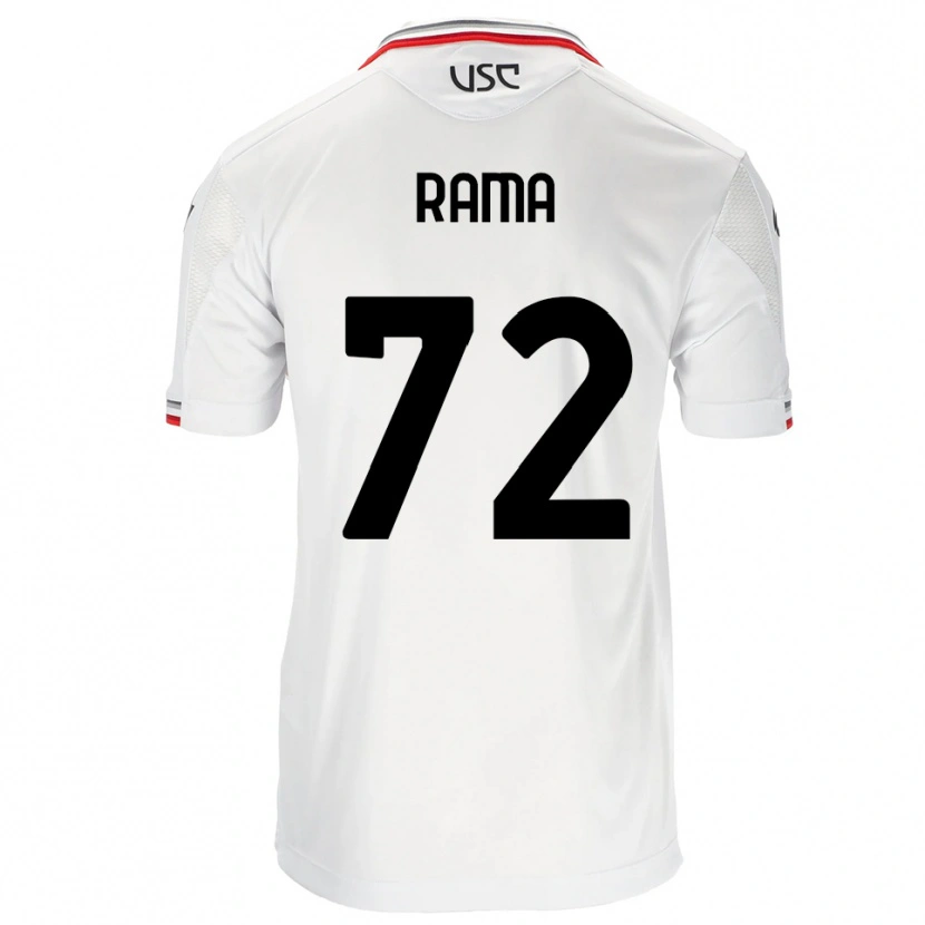 Danxen Kinder Alex Rama #72 Weiß Rot Auswärtstrikot Trikot 2025/26 T-Shirt