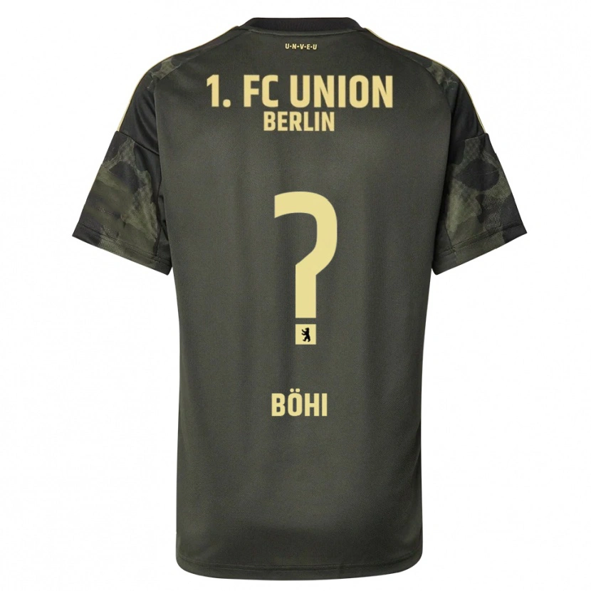 Danxen Kinder Nadine Böhi #0 Dunkelgrün Schwarz Auswärtstrikot Trikot 2025/26 T-Shirt