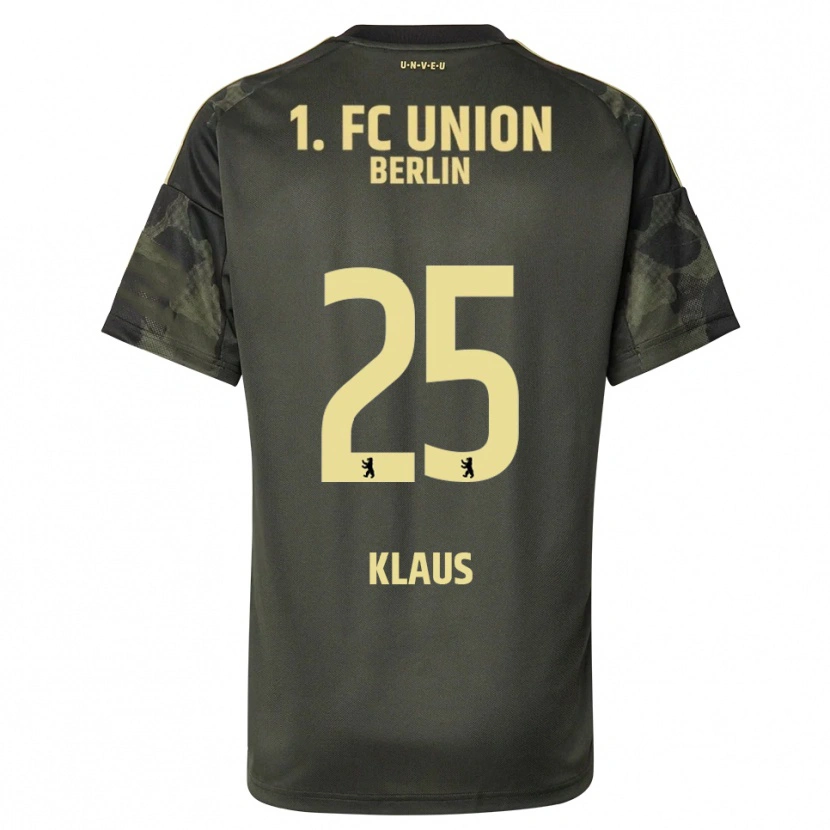Danxen Kinder Carl Klaus #25 Dunkelgrün Schwarz Auswärtstrikot Trikot 2025/26 T-Shirt