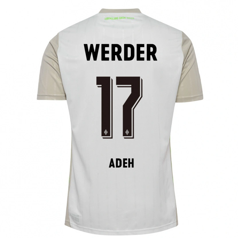 Danxen Kinder Bob-Ignatius Adeh #17 Weiß Schwarz Auswärtstrikot Trikot 2025/26 T-Shirt