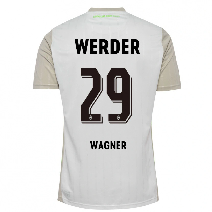 Danxen Kinder Paul Wagner #29 Weiß Schwarz Auswärtstrikot Trikot 2025/26 T-Shirt