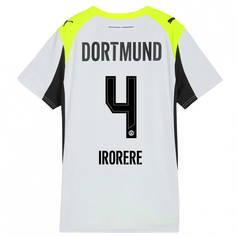 Danxen Kinder Felix Irorere #4 Fluoreszierendes Gelb Auswärtstrikot Trikot 2025/26 T-Shirt
