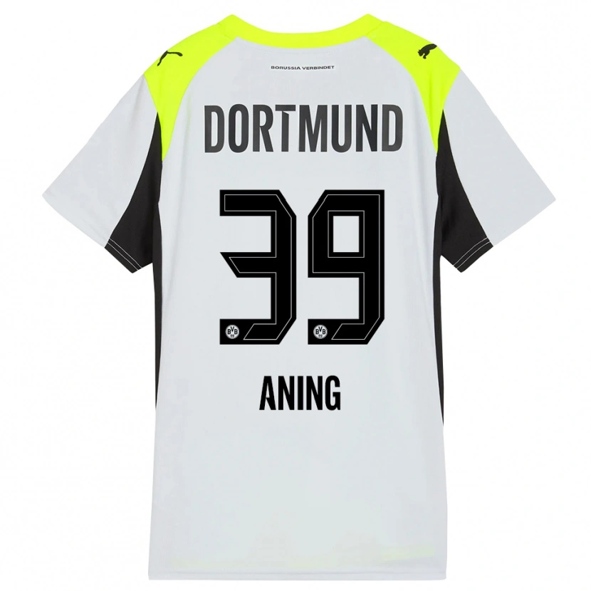 Danxen Kinder Prince Aning #39 Fluoreszierendes Gelb Auswärtstrikot Trikot 2025/26 T-Shirt
