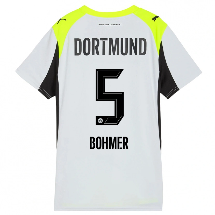 Danxen Kinder Tim Bohmer #5 Fluoreszierendes Gelb Auswärtstrikot Trikot 2025/26 T-Shirt