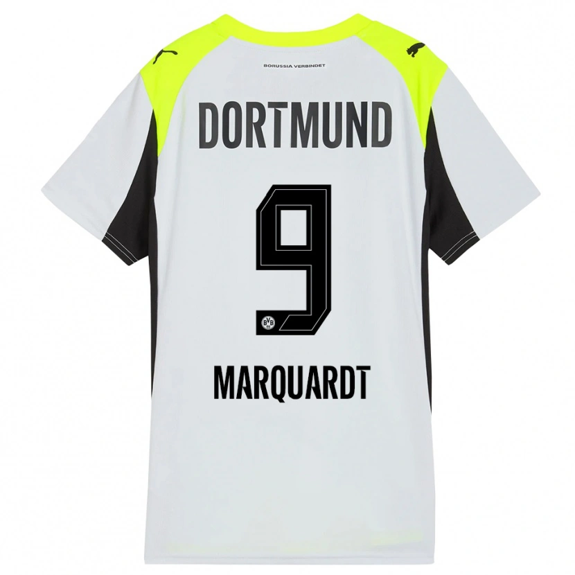 Danxen Kinder Dana Marquardt #9 Fluoreszierendes Gelb Auswärtstrikot Trikot 2025/26 T-Shirt