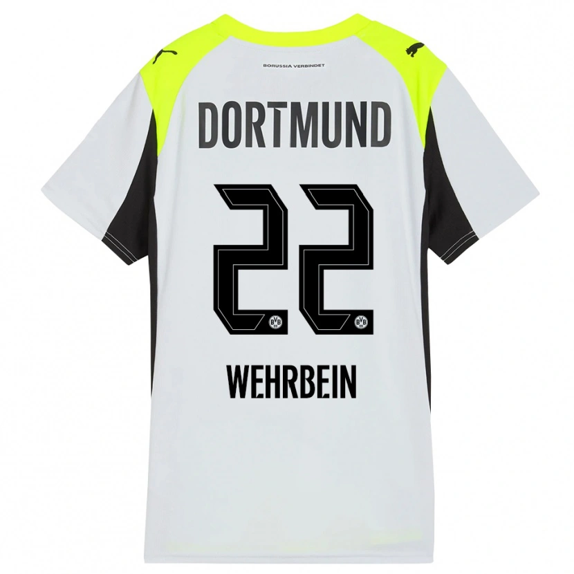 Danxen Kinder Jan-Mattis Wehrbein #22 Fluoreszierendes Gelb Auswärtstrikot Trikot 2025/26 T-Shirt