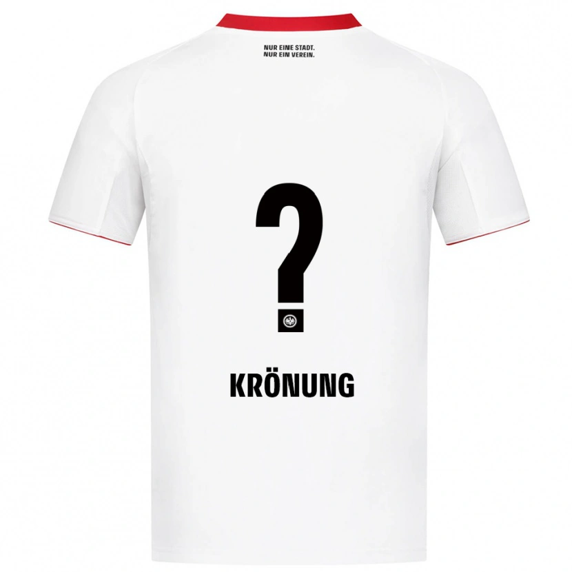 Danxen Kinder Marlon Krönung #0 Weiß Rot Auswärtstrikot Trikot 2025/26 T-Shirt