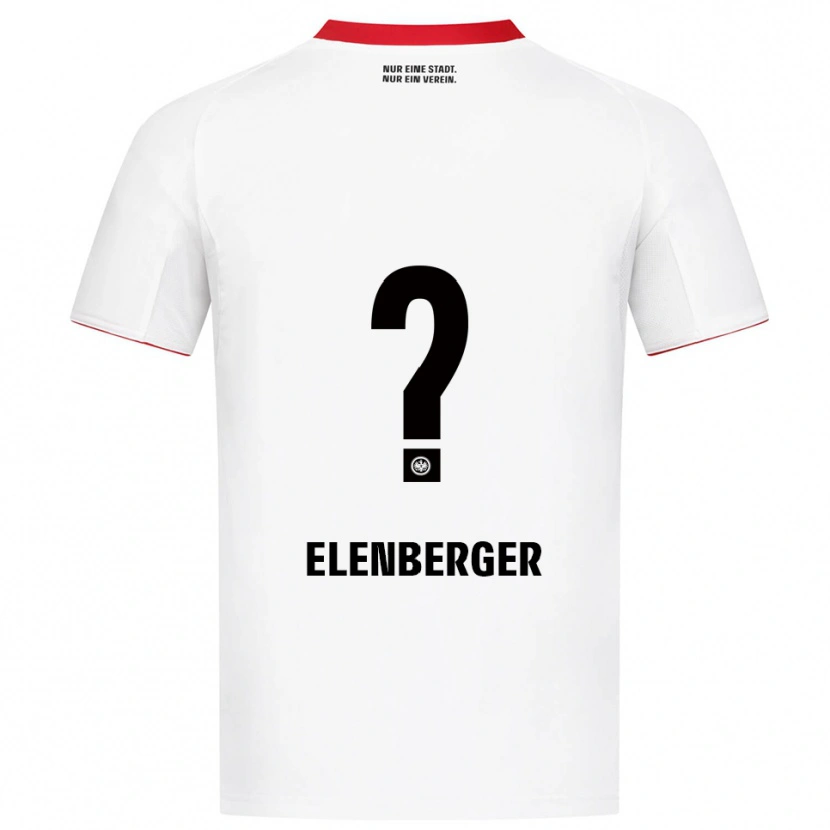 Danxen Kinder Samuel Elenberger #0 Weiß Rot Auswärtstrikot Trikot 2025/26 T-Shirt